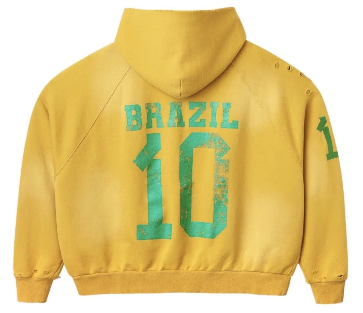 HMDD® L&F Brasil Zip Up Hoodie Gold