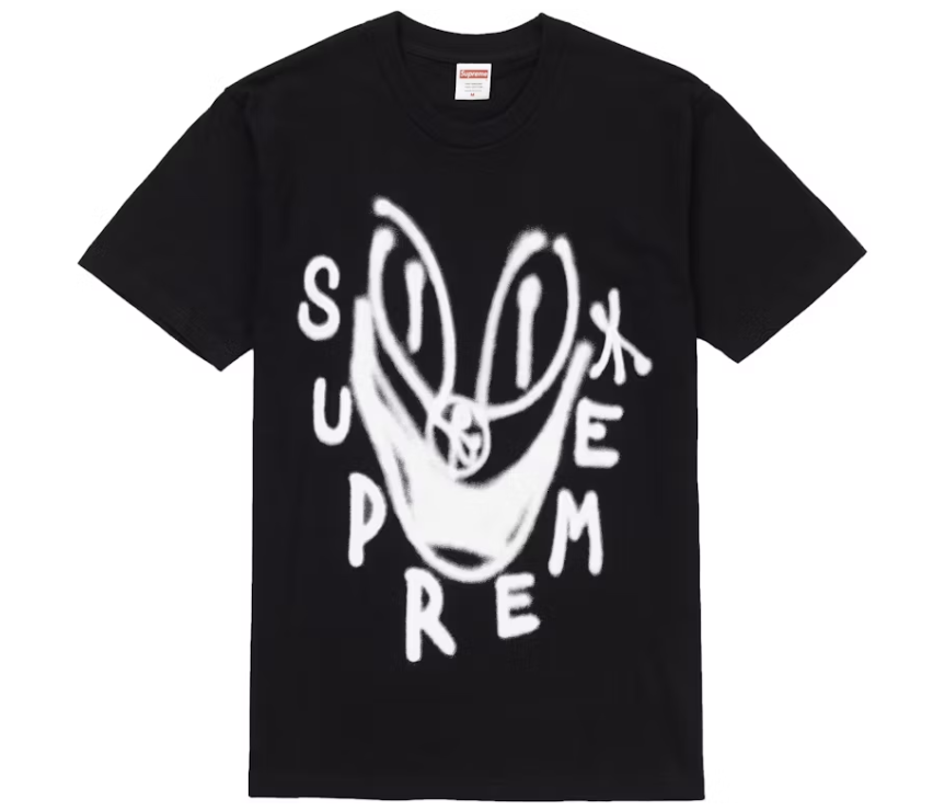 Supreme Smile Tee Black Pre-Owned