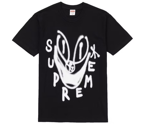 Supreme Smile Tee Black Pre-Owned