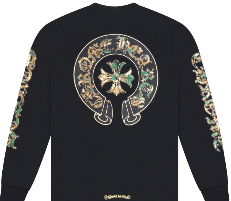 Chrome Hearts Horseshoe Logo Camo L/S