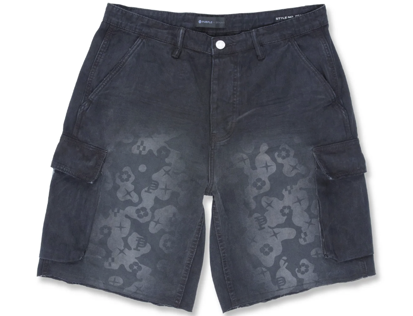Purple Brand P516 Dirty Jacquard Cargo Shorts