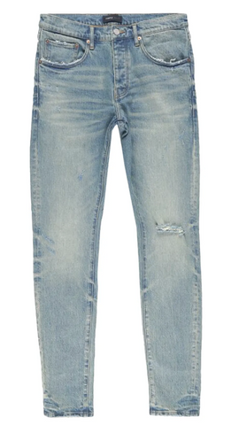 PURPLE BRAND Low Rise Slim Jeans 'Mid Indigo'