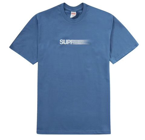 Supreme Motion Logo Tee Faded Blue