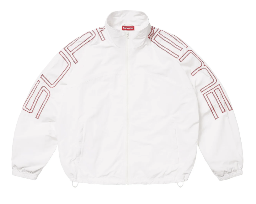 Supreme Spellout Embroidered Track Jacket