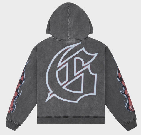 Godspeed Drive in Hoodie (Grey Wash)