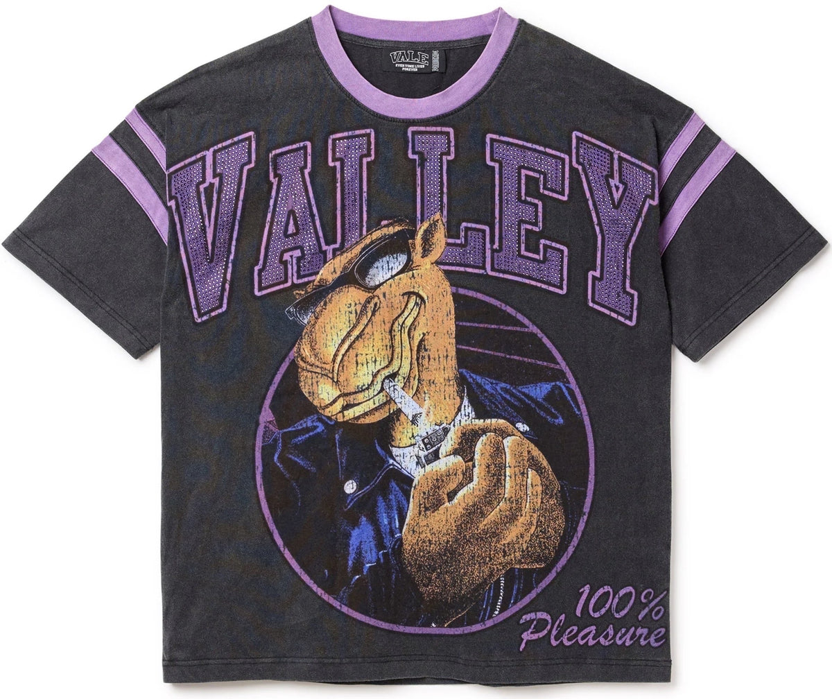 VALE FOREVER PURPLE RAYS BLING TEE