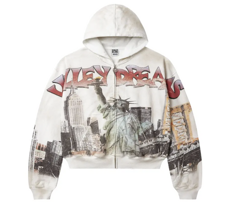 VALE FOREVER NYC ZIP UP WHITE