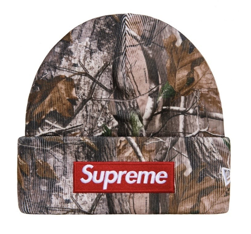 Supreme New Era® Box Logo Beanie Camo