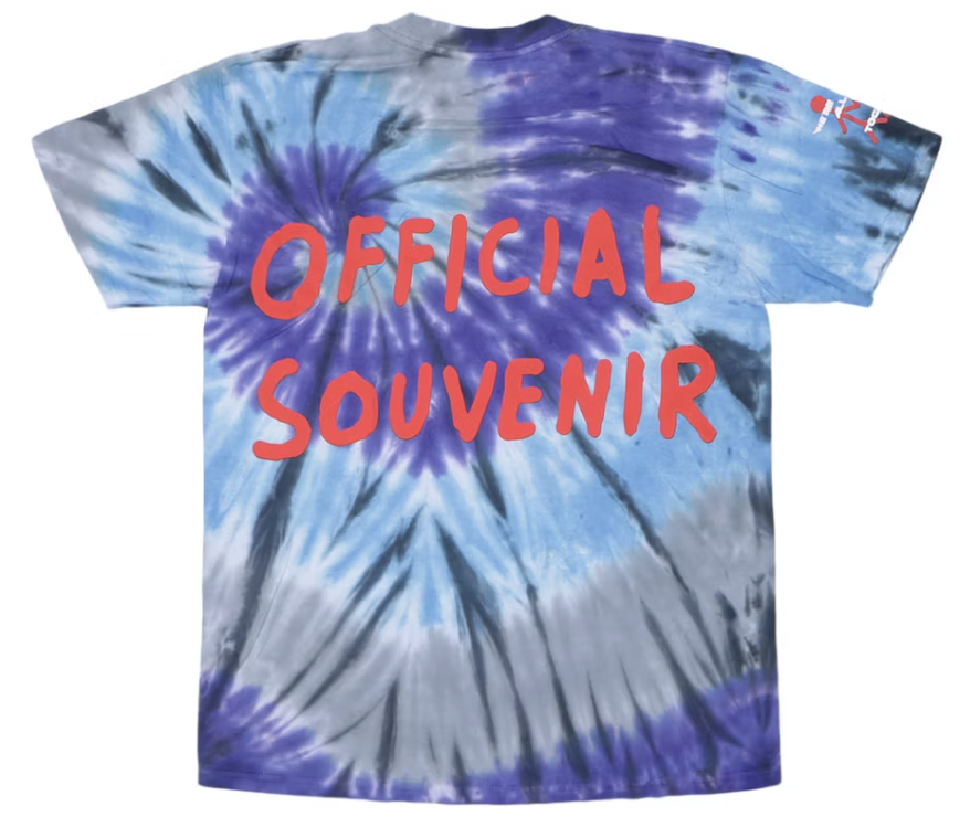 Travis Scott Official Souvenir Tee Tie Dye