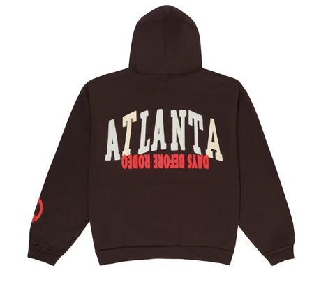 Travis Scott X Cactus Plant Flea Market "Free Thugger" Hoodie Brown