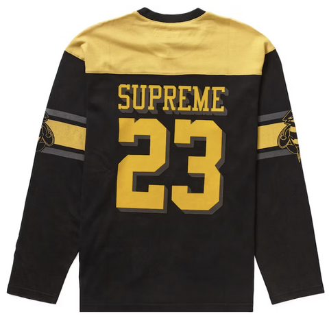 Supreme Bumblebee L/S Football Top Black