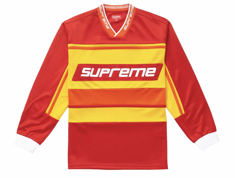 Supreme Warm Up Hockey Jersey Red Pre-Owned