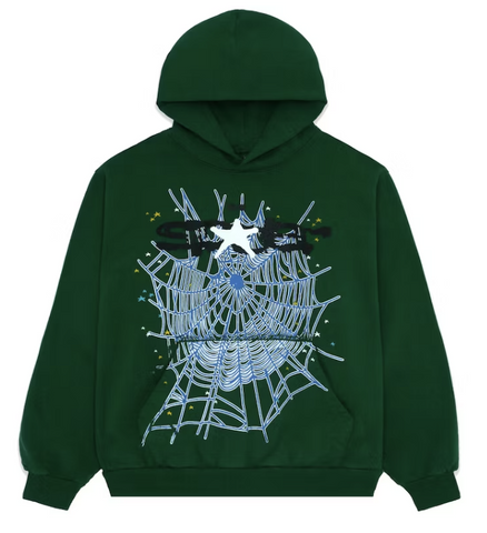 Sp5der Web Hoodie Hunter Green