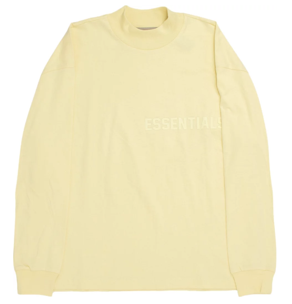 Fear of God Essentials Long-Sleeve Tee 'Canary'