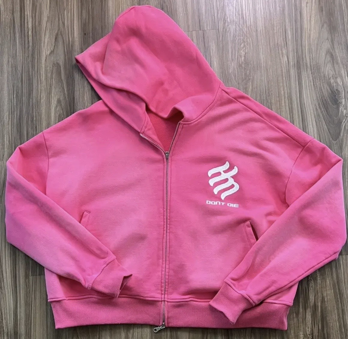 HMDD® Hot Pink Washed Hoodie Pre-Owned