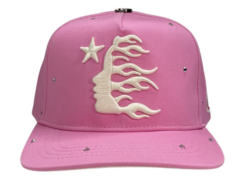 Hellstar Pink OG Logo Rhinestone Hat