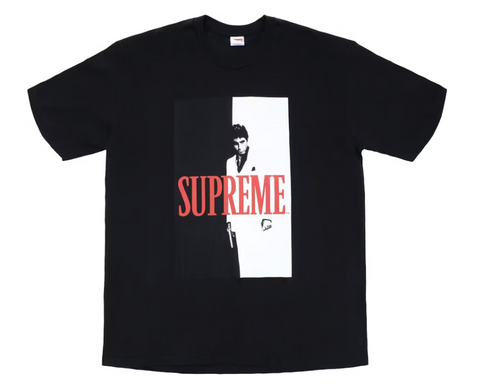 Supreme Scarface Split Tee Black Pre-Owned