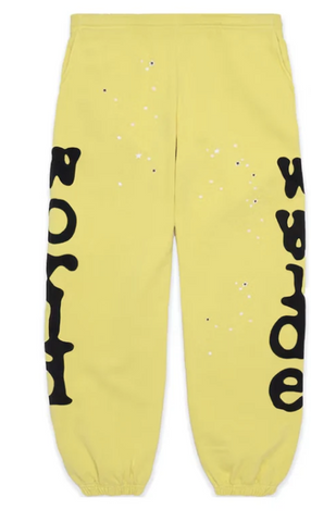 Sp5der Beluga Sweatpants Gold