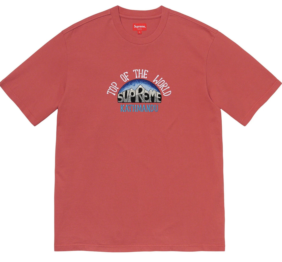 Supreme Top Of The World Tee Red