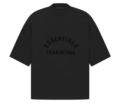Fear of God Essentials Arch Logo Tee Jet Black