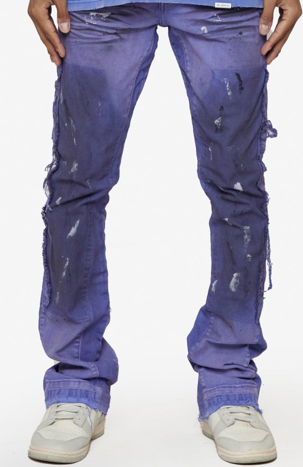 Valabasas "TENACITY" LIGHT PURPLE STACKED FLARE JEAN