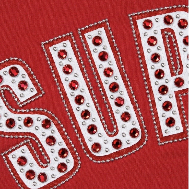 Supreme®/b.b. Simon® Zip Up Hooded Sweatshirt Red