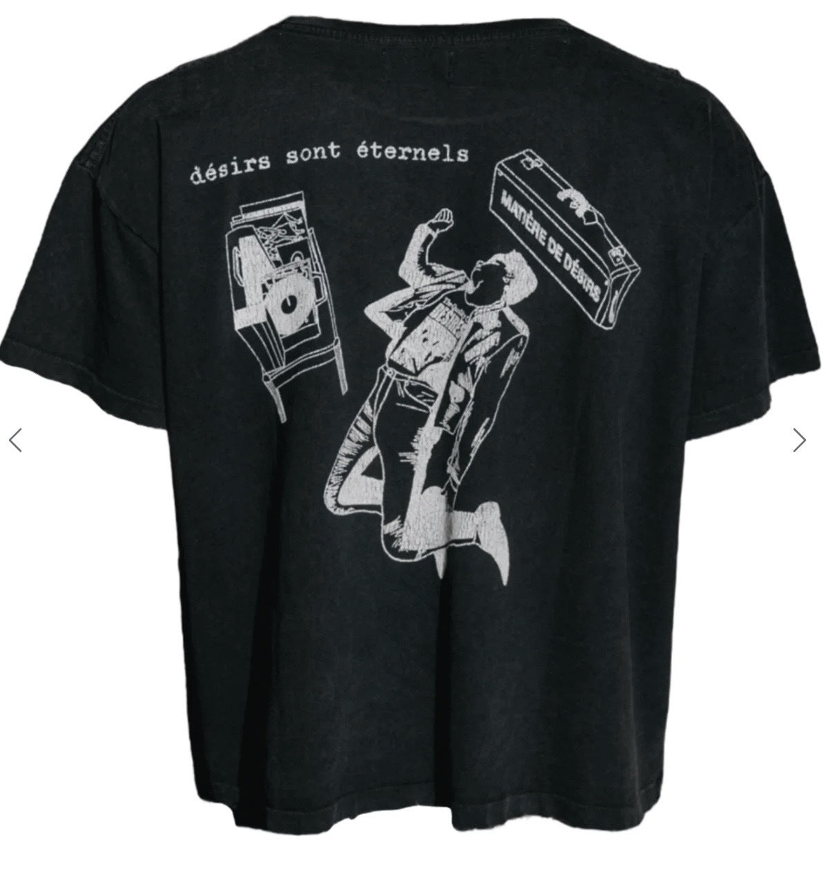 Matiere De Desirs QUALITY OF DESIRES TEE ‘FADED BLACK’