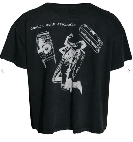 Matiere De Desirs QUALITY OF DESIRES TEE ‘FADED BLACK’