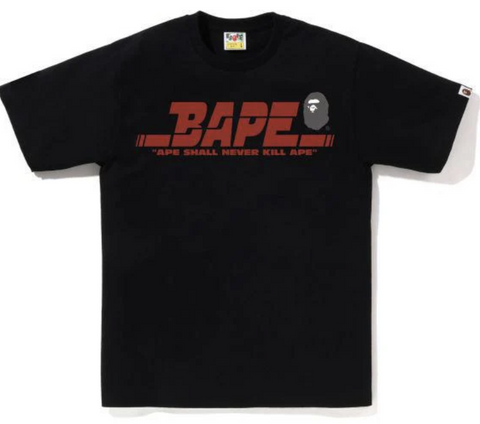 BAPE Sports Logo Black Tee