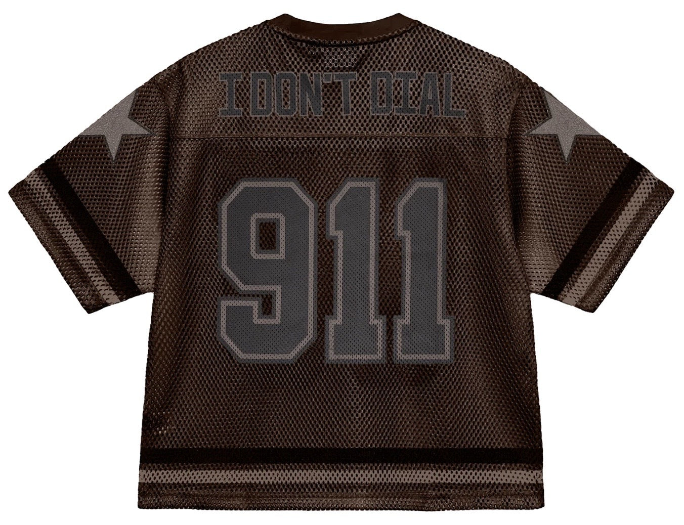 Bravest Studios Brown 911 Football Jersey