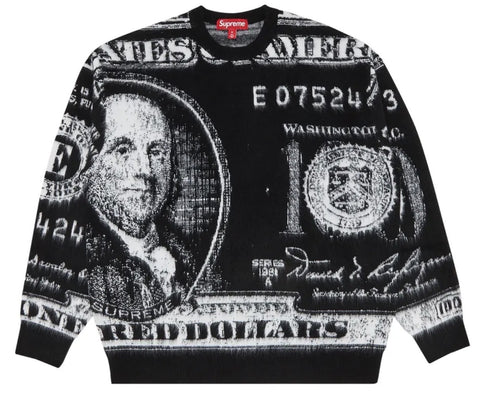 Supreme Money Sweater 'Black'
