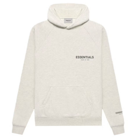 Fear of God Essentials Core Collection Pullover Hoodie Light Heather Oatmeal