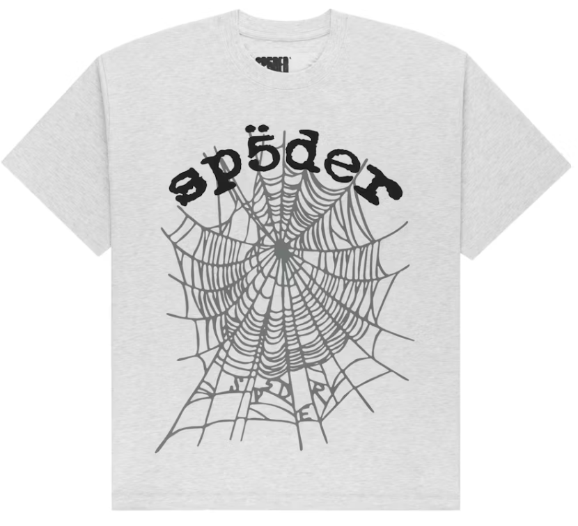 Sp5der OG Web V2 Tee Heather Grey