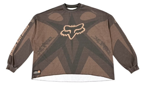 Travis Scott x Fox Racing I Jersey Brown