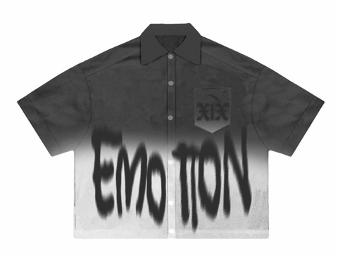 Mixed Emotions Black “XIX” Button Up Shirt