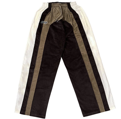 Visionary Club "RADIANT AURA" CARAMEL MOCHA WIDE LEG SWEATS