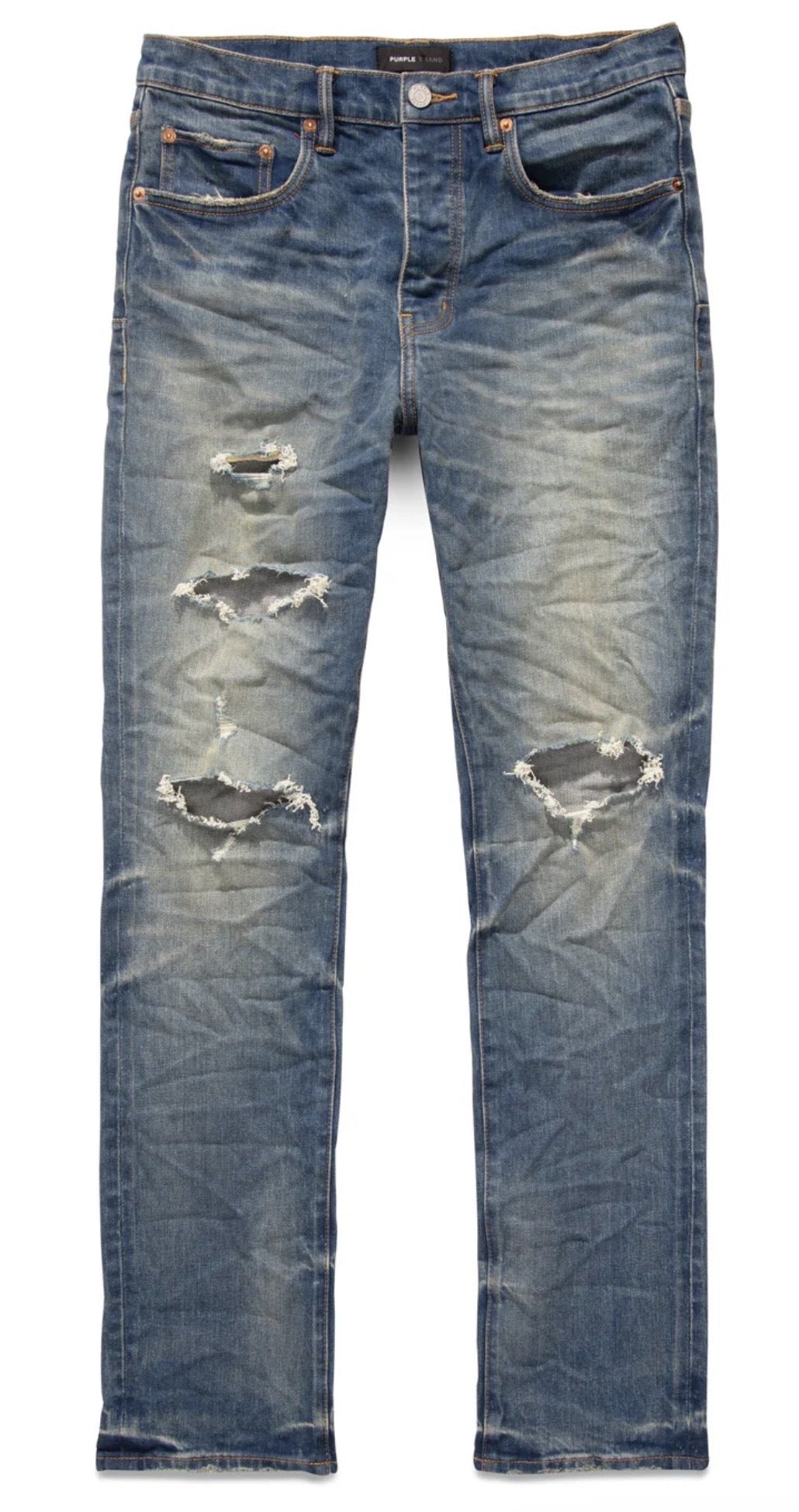 Purple Brand Aged Blowout Jeans