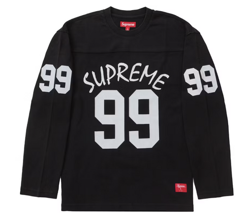 Supreme 99 L/S Football Top Black