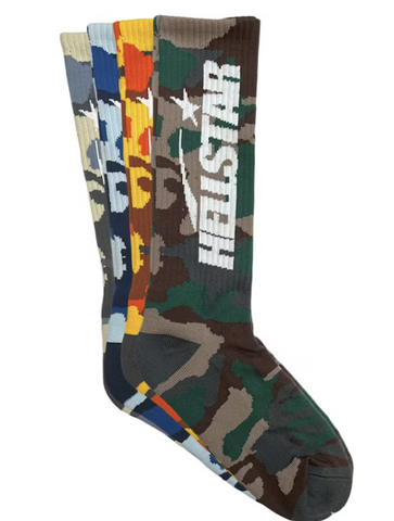 Hellstar Logo Socks Camo