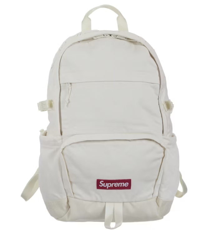 Supreme Denim Backpack White