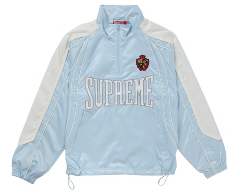 Supreme Satin Piping Pullover Light Blue