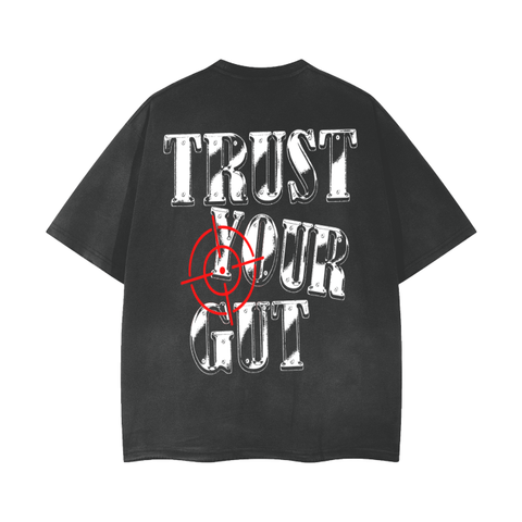 Solace Crew Grey Wash Tee