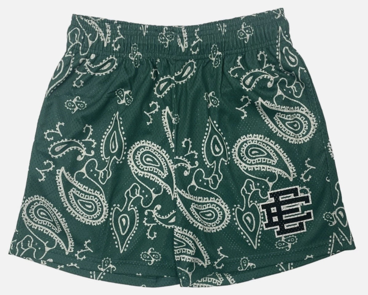 Eric Emanuel EE Basic Short Green Paisley Pre-Owned