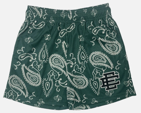 Eric Emanuel EE Basic Short Green Paisley Pre-Owned