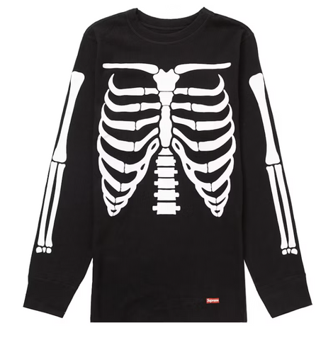 Supreme Hanes Bones Thermal Black Pre-Owned