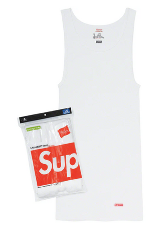 Supreme®/Hanes® White Tanks Pack