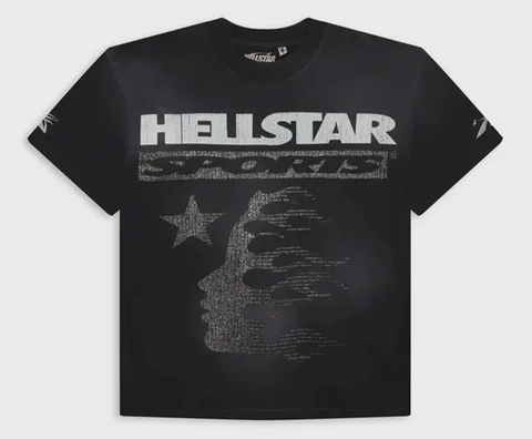 Hellstar Family Glitter Black Tee