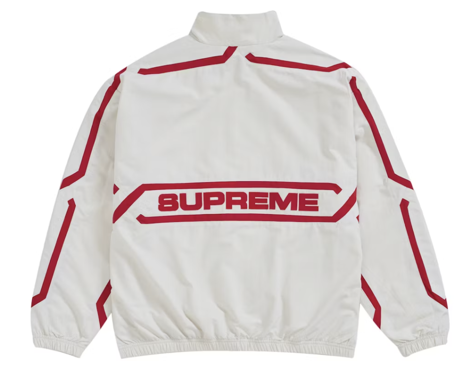 Supreme Inset Link Track Jacket Light Grey