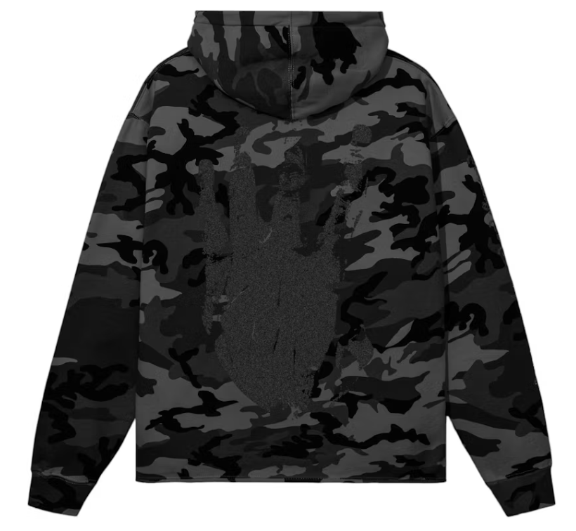 Revenge XXXTentacion Kill Cropped Hoodie Black Camo/3M
