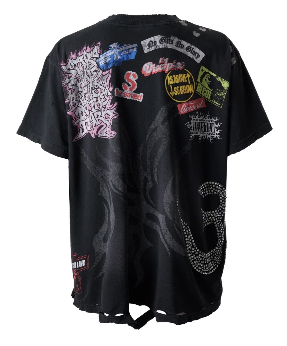 Screaming Kid T-Shirt Rhinestone